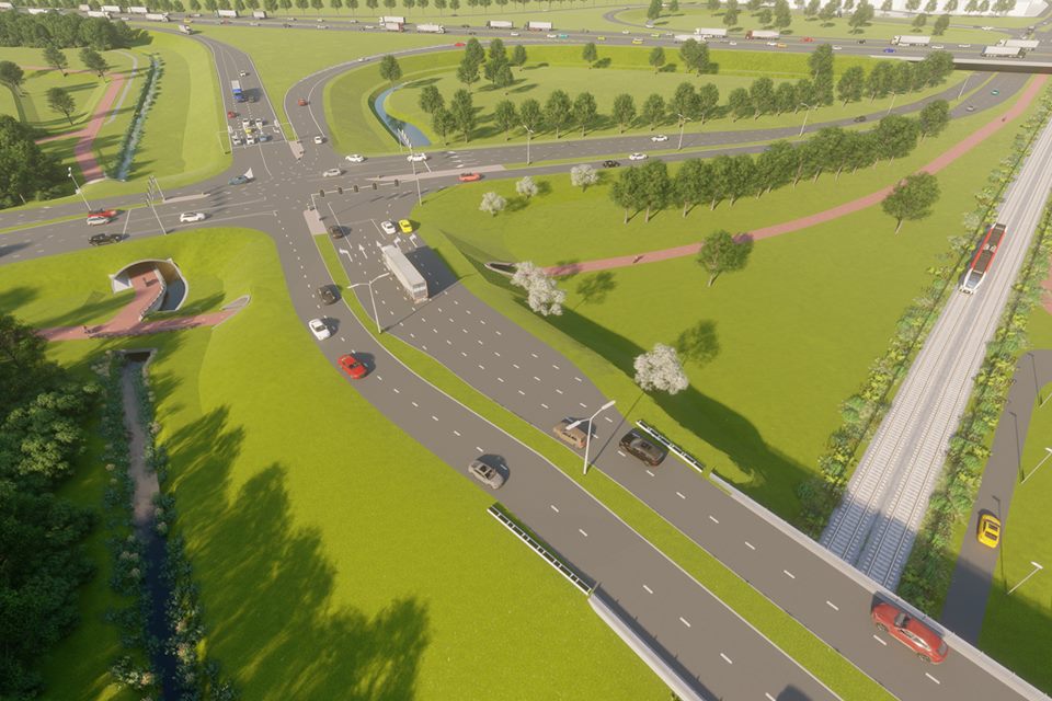 Onthulling impressie nieuwe aansluiting 7Poort